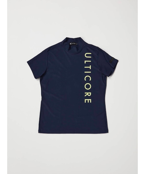 春夏 レディス 【4Dimotion Fit Split Raglan Sleeve】 半袖モックネックシャツ