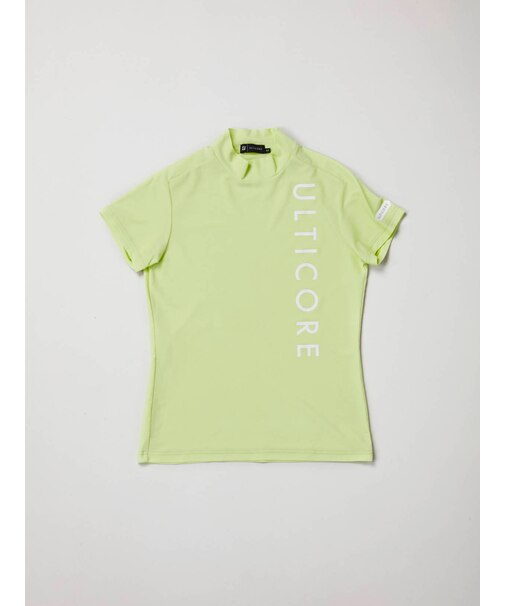 春夏 レディス 【4Dimotion Fit Split Raglan Sleeve】 半袖モックネックシャツ