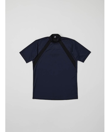 春夏 【B-01】 半袖モックネックシャツ