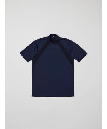 春夏 【B-01】 半袖モックネックシャツ