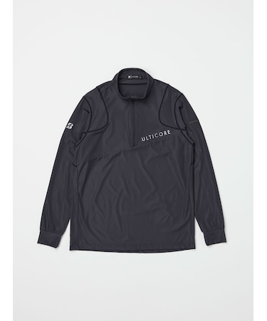 秋冬 【4Dimotion Fit】 長袖ハーフZIPシャツ