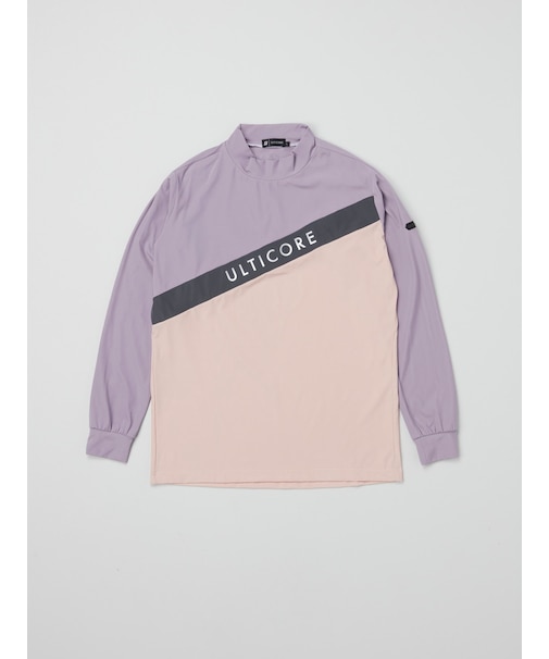 秋冬 【4Dimotion Fit Split Raglan Sleeve】 長袖モックネックシャツ