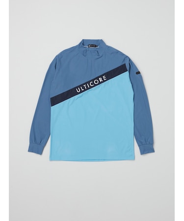 秋冬 【4Dimotion Fit Split Raglan Sleeve】 長袖モックネックシャツ