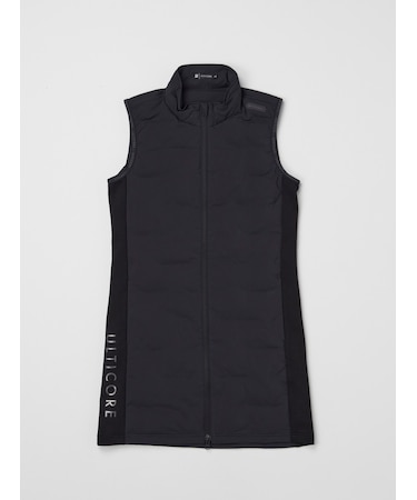 秋冬 レディス 【4Dimotion Fit】 前開き中わたワンピース
