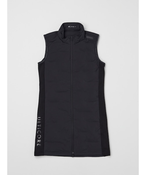 秋冬 レディス 【4Dimotion Fit】 前開き中わたワンピース