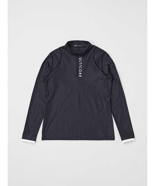 秋冬 レディス 【4Dimotion Fit】 長袖ハーフZIPシャツ