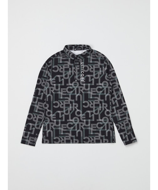 秋冬 レディス 【4Dimotion Fit Split Raglan Sleeve】 長袖共衿シャツ