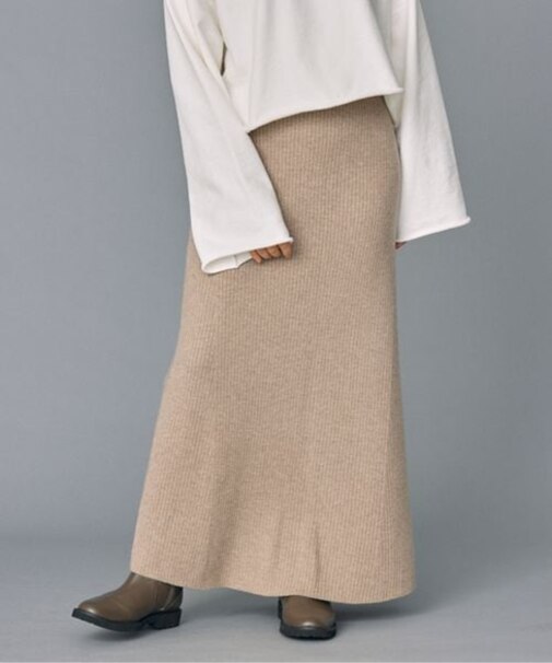 メリノウールニットスカート