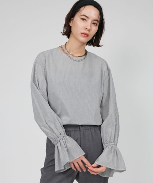 シルクローンギャザーブラウス｜ﾊﾞﾋﾞﾛﾝｽﾄｯｸのアウトレット通販｜三井