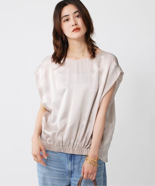 シルクローンギャザーブラウス｜ﾊﾞﾋﾞﾛﾝｽﾄｯｸのアウトレット通販｜三井