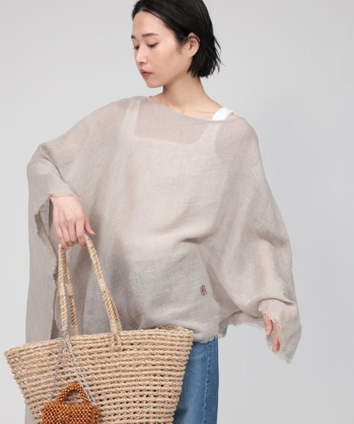 【PROTAGONISTA】リネンポンチョ