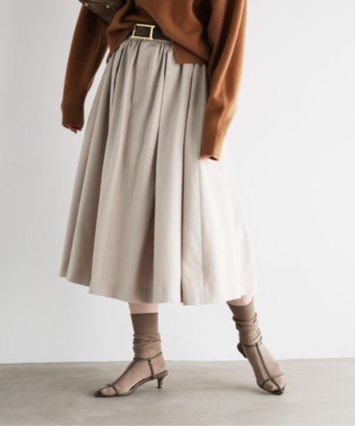 メランジタックフレアスカート