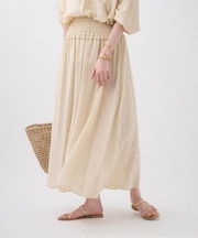 シアーギャザースカート