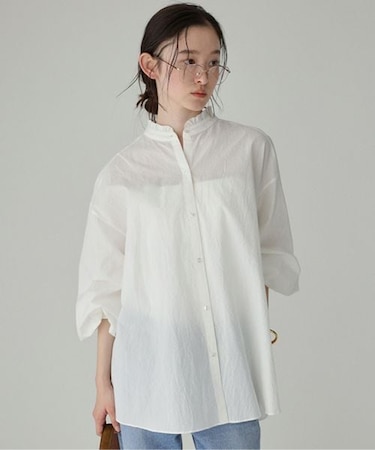 コードレーンギャザーブラウス