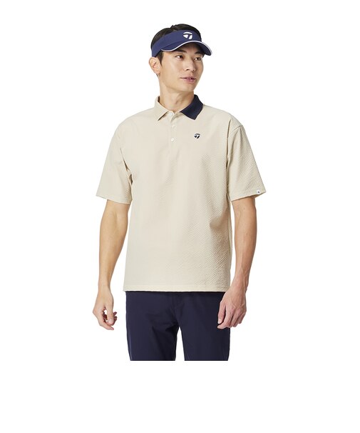 シアサッカーS/Sポロ