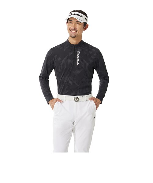 テーラーメイド　T-HEATグラフィック L/S モック　サイズL 新品 TaylorMade（テーラーメイド） ゴルフ メンズ T-HEAT コントラストL/S