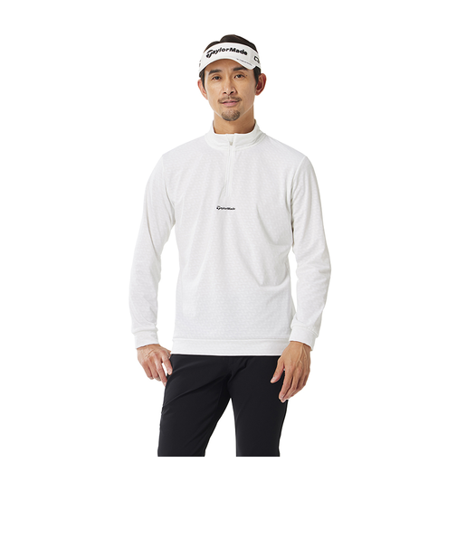 フリースライニングハーフジップ