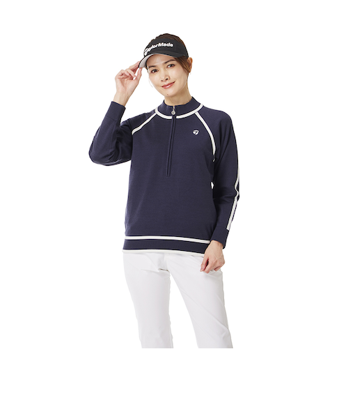 テーラーメイド HT ハーフジップセーター　定価19,800円 XO Ws】ラインドハーフジップセーター｜テーラーメイドのアウトレット通販