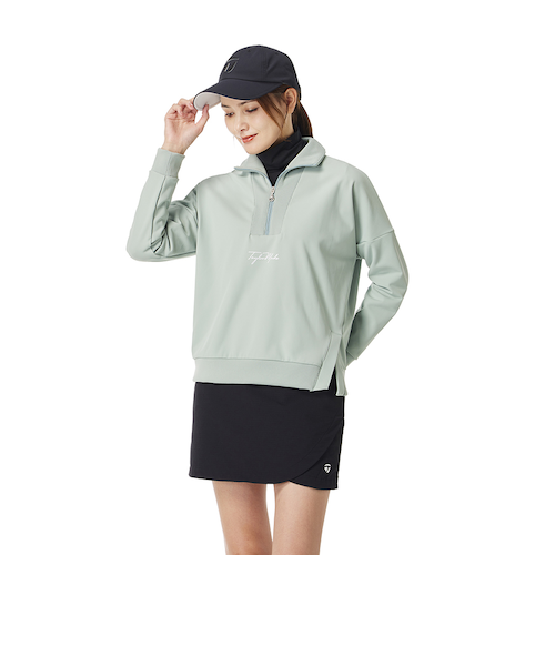 Ws】T-HEAT ハーフジップスウェットプルオーバー｜テーラーメイドの