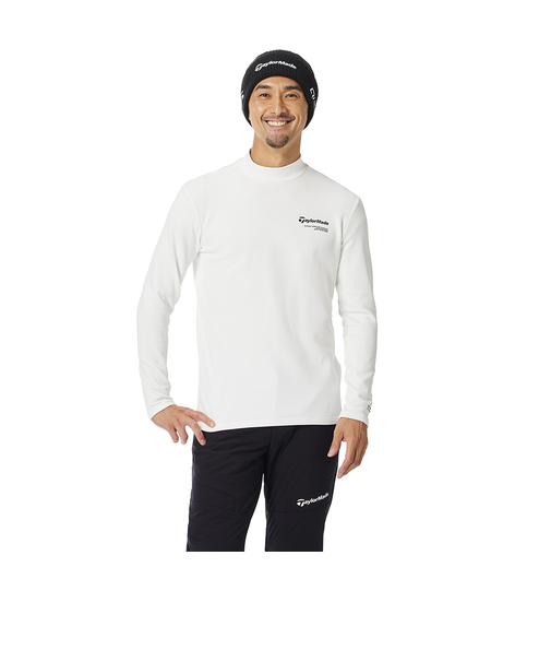 T-HEAT ブラッシュドL/Sモック