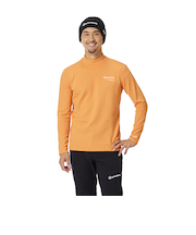 T-HEAT ブラッシュドL/Sモック