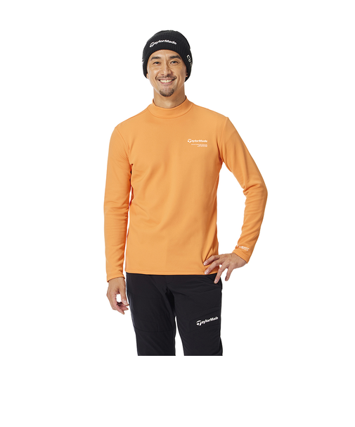 T-HEAT ブラッシュドL/Sモック