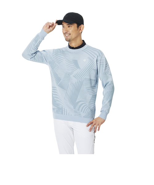 専用商品となります テーラーメイド　セーター　Mサイズ TaylorMade（テーラーメイド） セーター 黒×白 ニット ウール混 GINZA