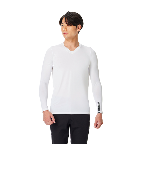 ベーシックVネックベースレイヤー