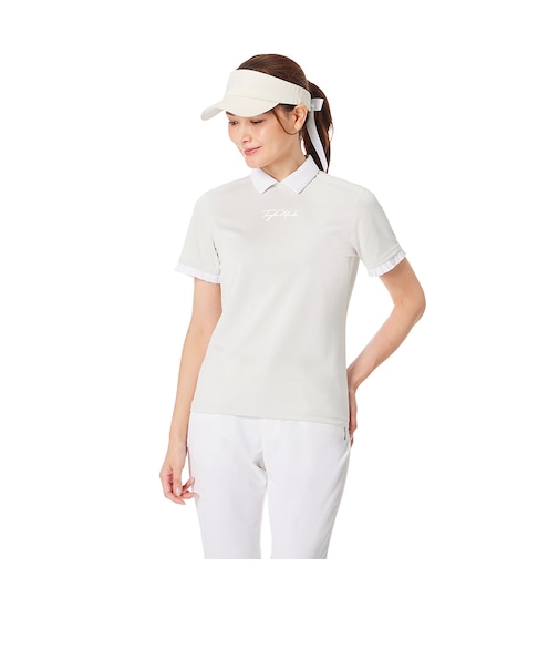 【Ws】T-ICEプリーツスリーブS/Sポロ