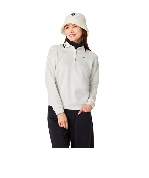 【Ws】スウェット L/S ポロプルオーバー
