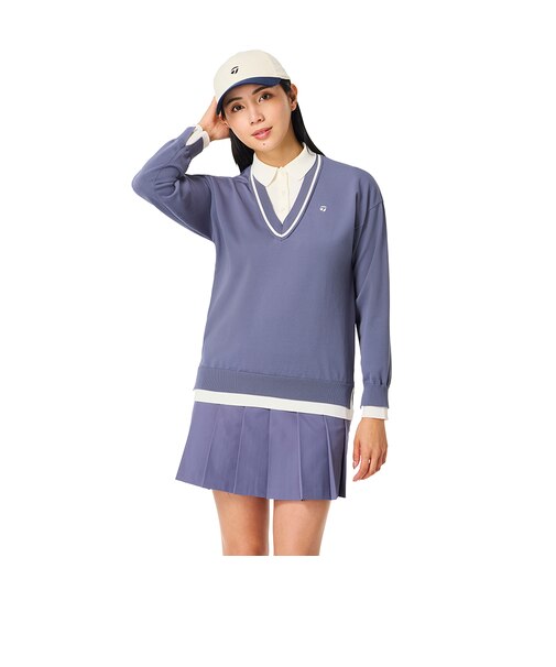 【Ws】フェイクレイヤード L/S セーター