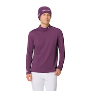 T-HEAT ブラッシュド L/S モック