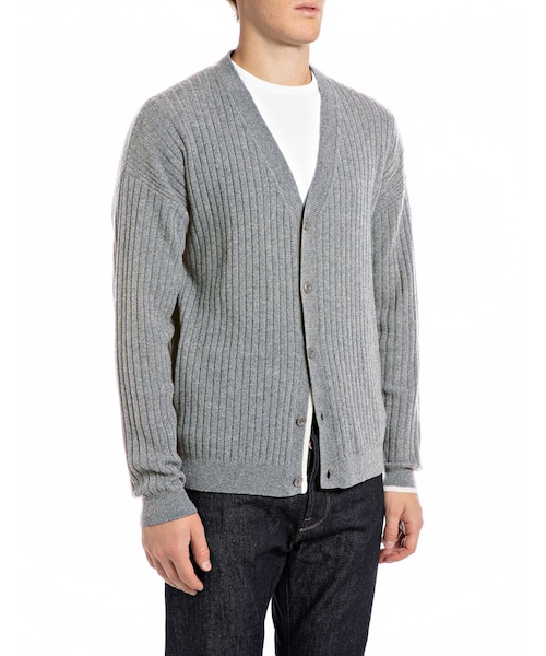 メランジ カシミヤ混ウールカーディガン：SARTORIALE｜リプレイの