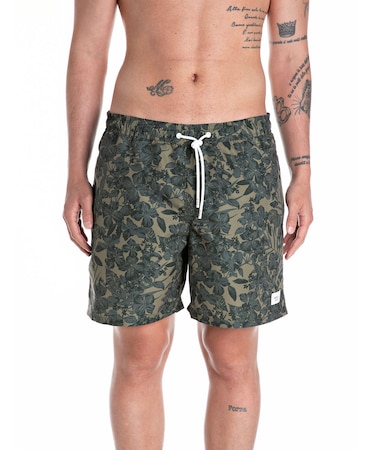 ボタニカルアロハ スイムショーツ(セットアップモデル）