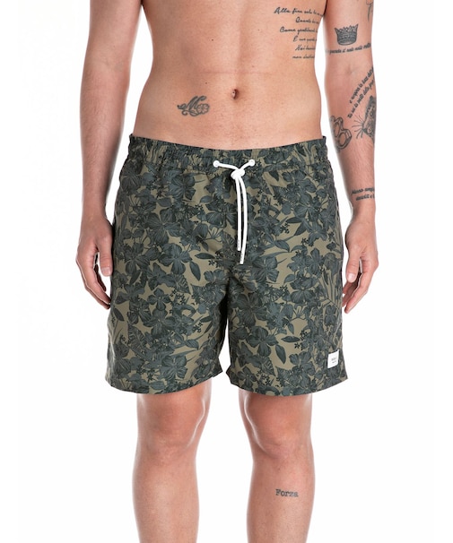 ボタニカルアロハ スイムショーツ(セットアップモデル）