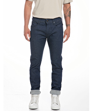 スリムフィット<br>ハイパーフレックス ブルーデニム：SARTORIALE