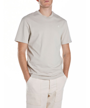 リラックスフィット Ｒロゴ 厚手コットンTシャツ