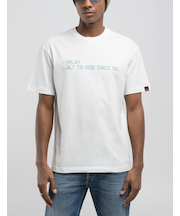 リラックスフィット コットンプリントTシャツ