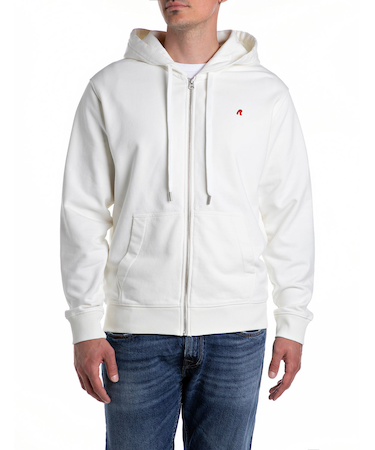 「R」ロゴ スウェットパーカー