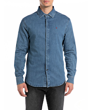 ストレッチ・デニムシャツ