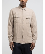 ガーメントダイ リネンシャツ