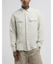 ガーメントダイ リネンシャツ