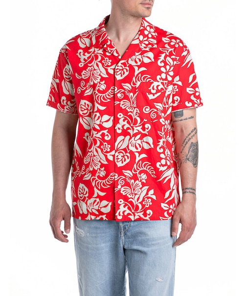 ハワイアンアロハシャツ(セットアップモデル)