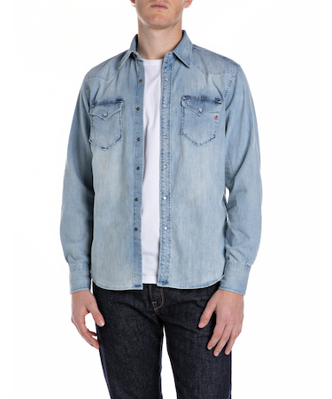 ウエスタンデニムシャツ