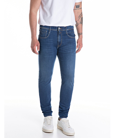 スーパースリム BRONNY<br>パワーストレッチブルーデニム