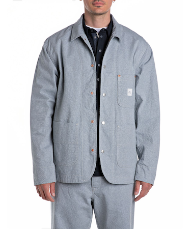 ライトデニム シャツジャケット(セットアップモデル)