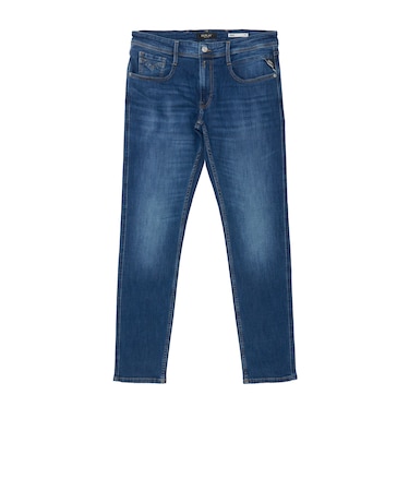 スリムフィットANBASS<br>ダークブルーデニム