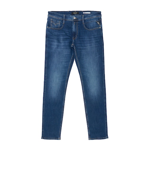 スリムフィットANBASS<br>ダークブルーデニム