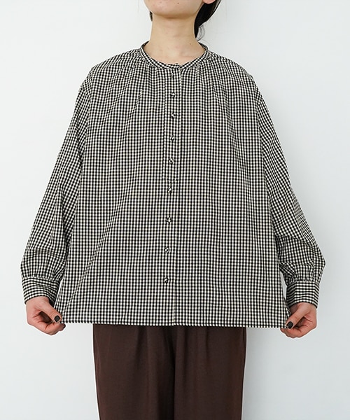 レーヨンシルクベルベット ホルターネックブラウス｜トゥモロ－ランド