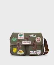 サファリワッペン[ミディアムキャリーオール7850SFW]グリーン6609231355